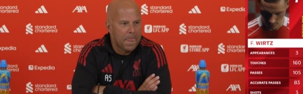 斯洛特谈基耶萨落选欧冠名单：他不满但是理解，这些天很努力训练