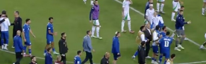 以媒：爆发冲突，意大利队在赛后已就部分球员行为向以色列队道歉